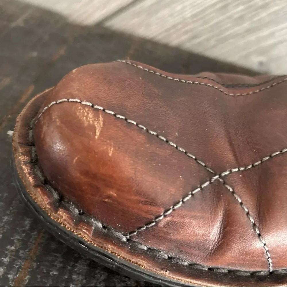Clarks Escalade Leather Causal Loafers 70846 Brown Slip On Men Sz 9.5